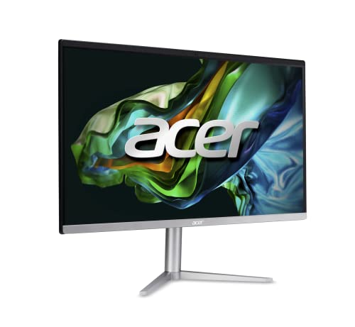 Image of acer Aspire C24-1300-UR32 AIO Desktop | 23.8 inch Full HD IPS Display | AMD Ryzen 5 7520U Quad-Core Processor | AMD Radeon 610M Graphics | 8GB LPDDR5 | 512GB PCIe SSD | Wi-Fi 6E | Windows 11 Home
