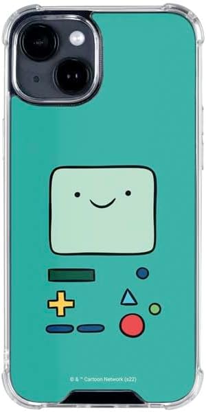 Skinit Clear Phone Case Compatible with iPhone 15 Plus - Officially Licensed Adult Swim Adventure Time BMO Design