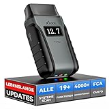 XTOOL A30D OBD2 Diagnosegerät BT, Wireless Diagnosegerät Auto mit 19+ Reset, Bidirektionale/Aktiver Test, Alle Systeme OBD diagnosegerät für Android&iOS, Öl/ABS/SAS/BMS/DPF Reset, Lebenslange Updates
