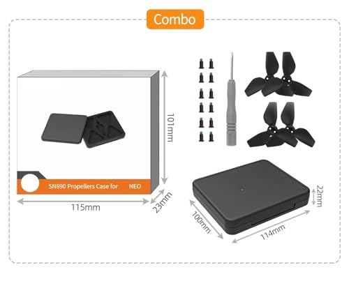 Hélice de drone Neo sans déformation grâce à cette boîte de rangement rigide - 4