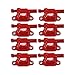 MSD 82668 Ignition Coil Blaster Series, Square, Red, 8-pack