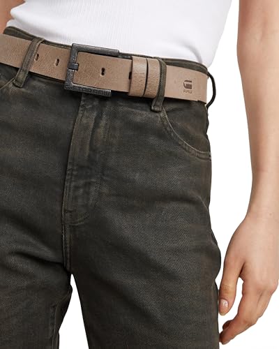 Gistaró Men's Leather Belt, New Duko Belt, CUBA LEATHER/Graphite, 95cm2