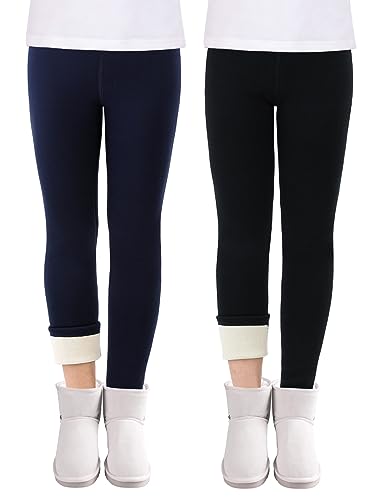 Legging polaire enfant pour l'école et les sorties : pantalon hiver chaud fille
