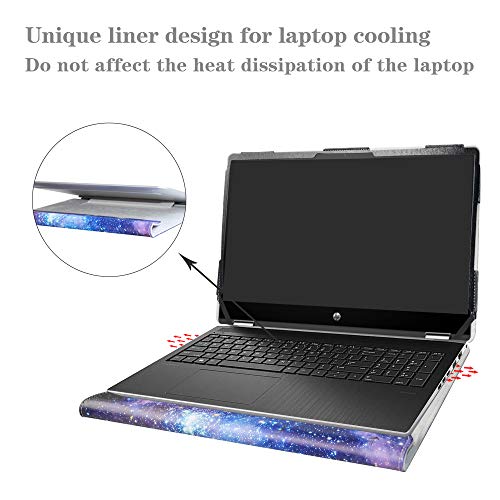 Funda Protectora Galaxy compatible con HP Pavilion x360 15.6" miniatura 5