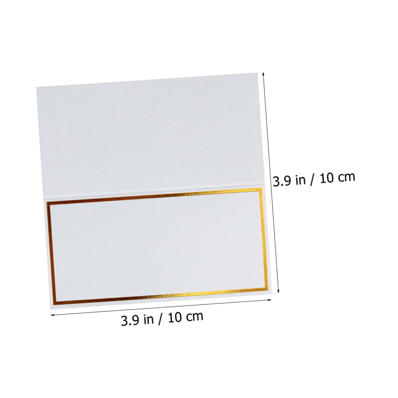 Zerodeko 150stücke Elegante Platzkarten Mit Goldenem Rand Dekorative Tischkarten Für Hochzeiten Partys Und Veranstaltungen Zum Beschriften Und Reservieren
