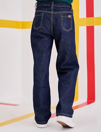 Image of Amazon Brand - Symbol Boys Cotton Baggy Fit Jeans | Casual Denim | Age 6-14 Years