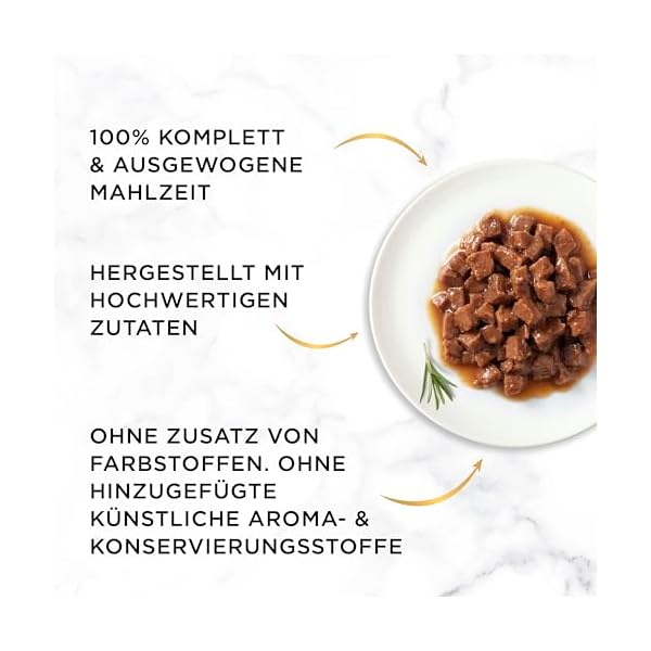 Gourmet PURINA GOURMET Gold Feine Komposition Katzenfutter nass, mit Ente und Truthahn, 12er Pack (12 x 85g) – Bild 6