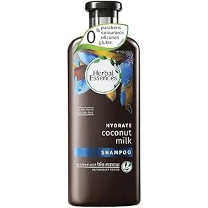 Herbal Essences Coconut Milk SHAMPOO- For Hydration- No Paraben, No Colorants, No Gluten , 400 ML
