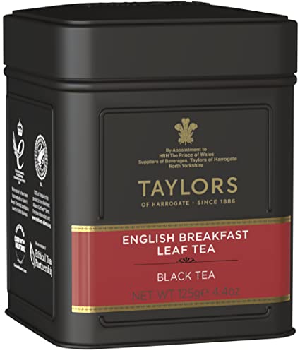 Taylors of Harrogate China Rose Petal Black Tea Loose Leaf 4.41 Ounce Tin Caddy Fragrant Delicate and Floral Caffeinated Premium Whole Leaf Tea product thumbnail 9
