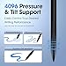 PalmScribe Stylus Pen for Remarkable 2 Pen with Eraser & 5 Tips,Magnetic Stylus Replacement Pen for Remarkable 2 Alternative Marker Plus, Digital Pencil for Wacom/Kindle Scribe/BOOX/EMR Devices