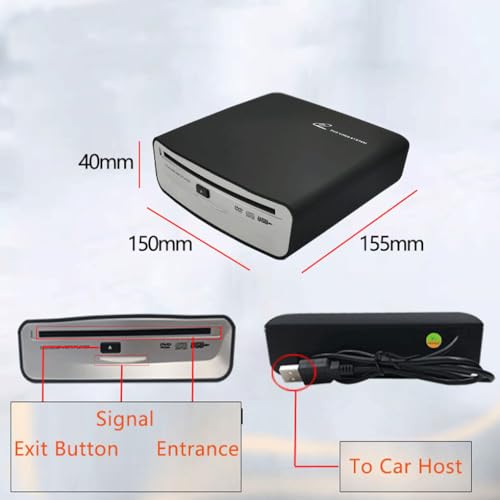 Reproductor de CD para coche USB compatible con formato de audio WAV sin pérdida 7