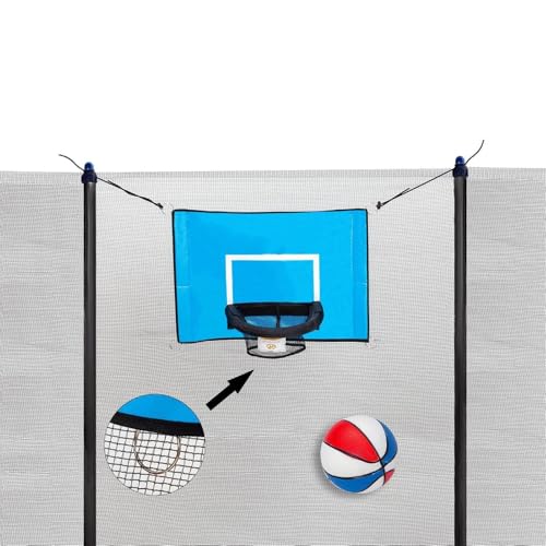 Aro de baloncesto de trampolín para evitar el aburrimiento infantil 7