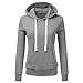 Hoodies Sweatshirt Pulli Kapuzenpullover Pullover Mit Kapuze Oversize Hoody Einfarbig Winterpullover Bluse Tops Schwarz Teenager Mädchen Kapuzenpulli