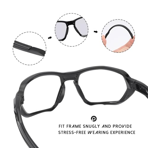 Image of 1 Pair Replacement Ear Socks for Oakley Plazma OO9019 /Plazma AF OO9019A - Black