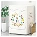 XIANJIAW Housse de protection pour machine à laver en tissu argenté avec rouleau de protection solaire compatible Funda Lavadora Couleur A4 60 x 44 x 85 cm