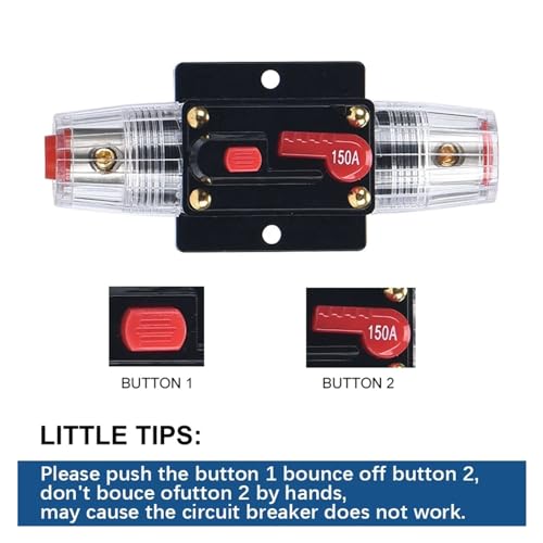 Disjoncteur de batterie protégeant le circuit 12V 24V des courts-circuits