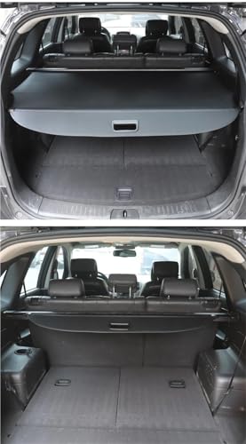 Cubierta de maletero para Chevy Captiva 2008-2017 retráctil de cuero impermeable 6