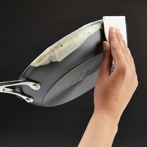 Circulon-Elementum-Hard-Anodized-Nonstick-Deep-Frying-PanSkillet-with-Lid-12-Inch-Oyster-Gray