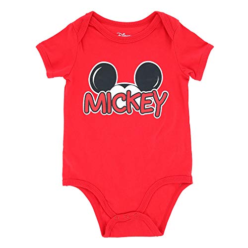 Body Mickey Mouse rouge Jerry Leigh pour bébé 24 mois