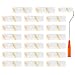 Pennello a Rullo di Vernice 20 Pezzi Rullo per Pittura da Parete, Mini Pennelli da Pittura Rullo, Pennelli da Pittura Rullo per la Decorazione Architettonica, Rullo per Pittura da Parete