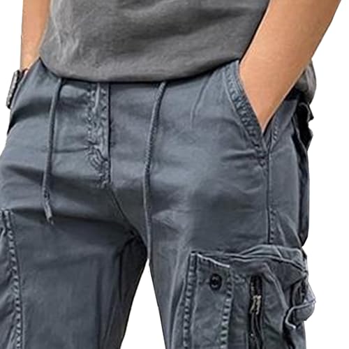 Casual Straight Fit Sweatpants for Men Outdoor Workout Running with Pockets Work Classic Fashion Jogger Trousers4