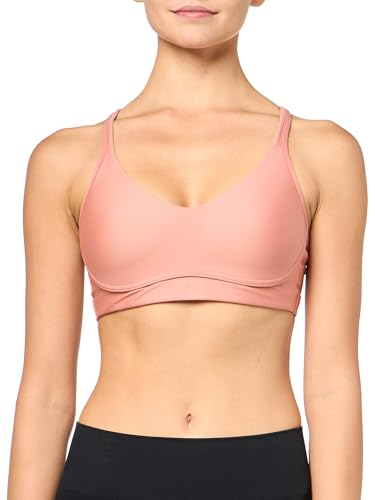 Under Armour Women's Infinity Low Impact Sports Bra (D-DD Cup), (696) Canyon Pink / / Canyon Pink, (Large) A/C