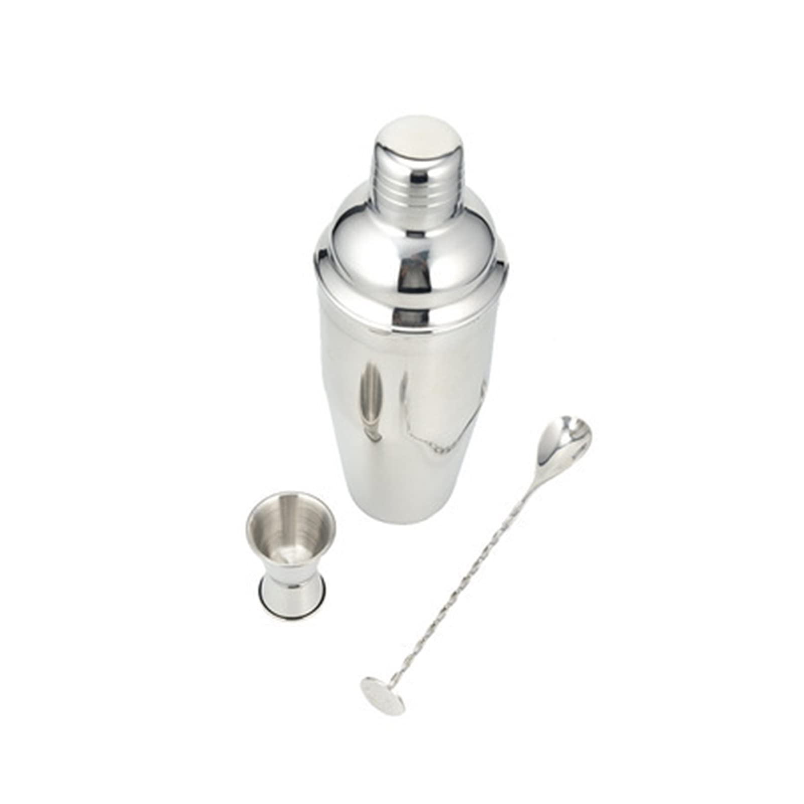 Mezclador de Vino Coctelero de cócteles Sistema de Acero Inoxidable Shaker con Cuchara y Jigger Martini Shaker & Bar Shaker Perfecto for Principiantes Coctelera