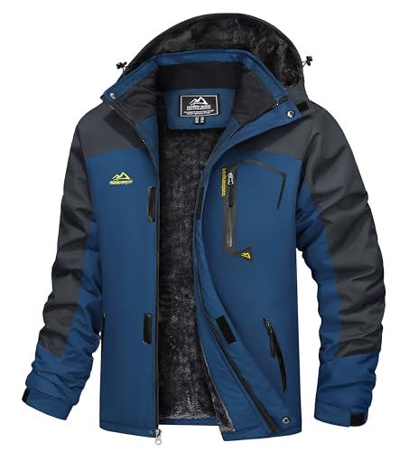 Tacvasen Chaqueta Termica Hombre Chaqueta Polar Hombre Abrigo Senderismo Cortavientos Running Chubasquero Impermeable Ropa Trabajador Azul Denim, Xxl Tacvasen Chaqueta Termica Hombre Chaqueta Polar Hombre Abrigo Senderismo Cortavientos Running Chubasquero Impermeable Ropa Trabajador Azul Denim, Xxl
