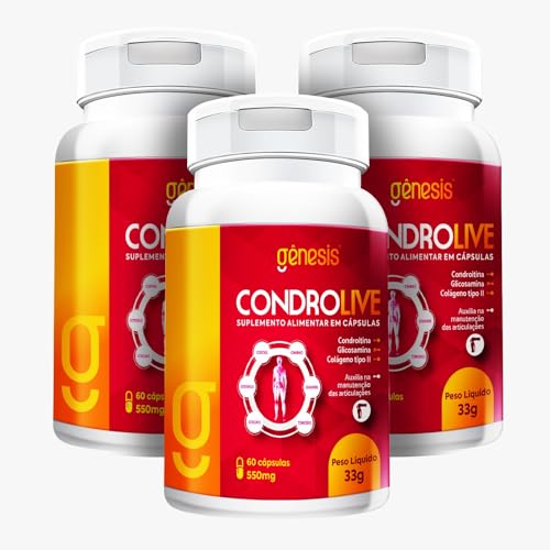 CONDROLIVE PLUS - condroitina + glicosamina e Colagéno tipo II. Genesis (1)
