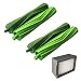 Produktbild 95sCloud 3 Stück Zubehör für Roomba Staubsauger Ersatzteile für Roomba i7 i7+/i7 Plus E5 E6 E7 Vacuum Cleaner (2er-Set Gummibürsten Staubsaugerbürste, 1 Hepa-Filter Replacementr Filter)