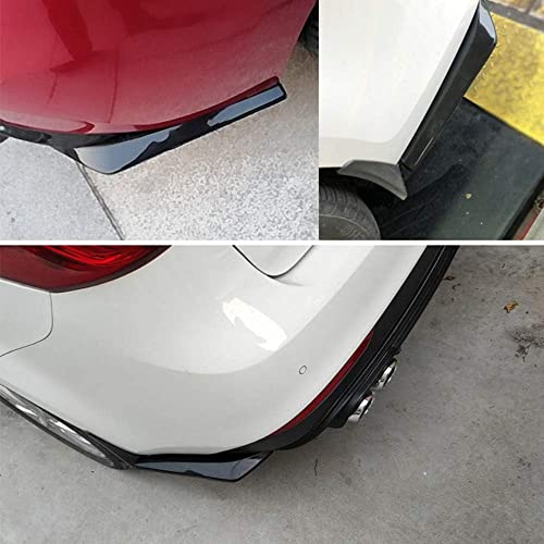 Image of 2Pcs Car Universal Rear Bumper Lip Diffuser Splitter Canard Protector Universal Front Bumper Lip Body Kit Front Bumper Side Skirt Spoiler Splitter