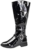  LD Outlet Damen Ring/Biker STIRUP ZWEIFARBIG Damen Reitstiefel, KNIEHOCH, GRÖSSEN 36-42, SCHWARZ/Hellbraun