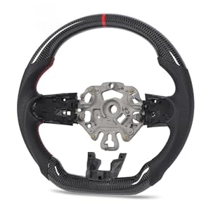 Akozon JCW Sportlenkrad Kohlefaser D-Form