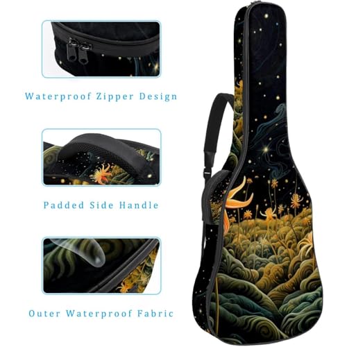 Housse guitare acoustique imperméable pour éviter humidité et chocs