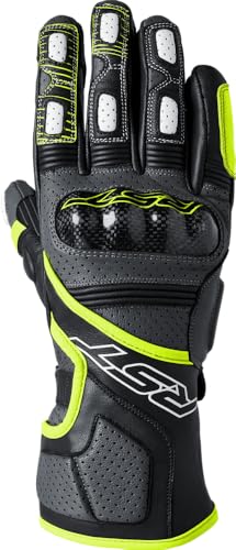 Gants moto RST Fulcrum en cuir pour homme et femme protection homologuée
