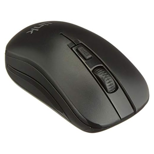 LINK, MOUSE WIRELESS 3 TASTI NERO RICEVITORE USB 1000 DPI