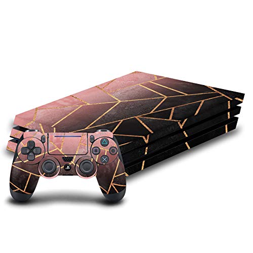 Skin PS4 Pro Elisabeth Fredriksson Autocollant Vinyle Rose et Noir pour Console et Manette