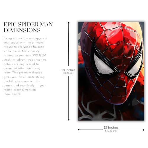 Trocshop Spider Man Split Wall Poster Set of 3 Pack of 3 - Image 3