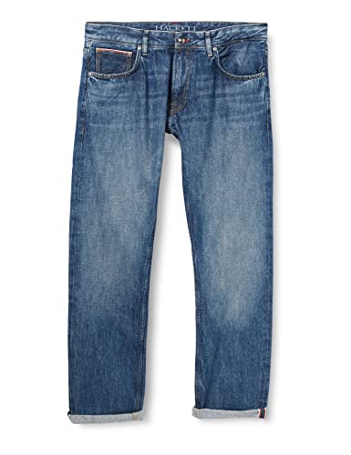 Pantalon Hackett London Red Selvedge en toile denim droite haut de gamme