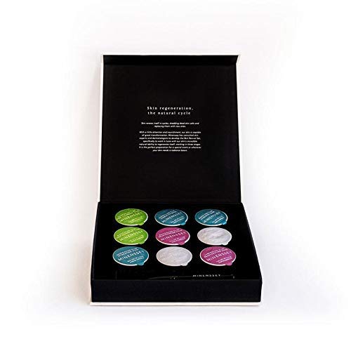 Minenssey Australian Clay Mask Skin Revival Set 9 Pieces (Pink, Black, Green, White)