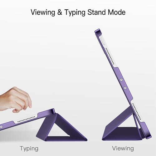 Image of JETech Cover Case for iPad Pro 11-Inch, 2022 /2021 /2020 /2018 Model (4th /3rd /2nd /1st Generation), Compatible with Pencil, Cover Auto Wake /Sleep (Purple)