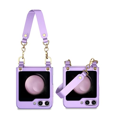 Coque Galaxy Z Flip 4 avec sangle pour sécuriser vos selfies en ville