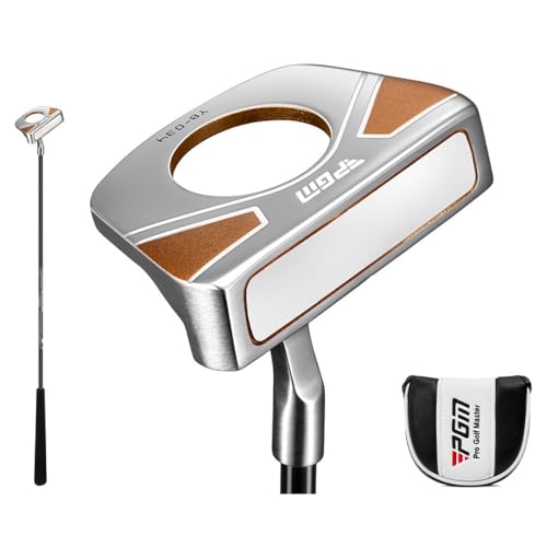 Rechtshänder Golf-Mallet-Putter, leichte Graphit-Welle mit Kugel-Retriever-Werkzeug, Anti-Bend-Design, Eva-Griff & Kopfbedeckung für konsistente Put-Geneuigkeit
