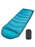 Schlafsack für Outdoor Camping 3-4 Jahreszeiten, -5 °C-15°C Schlafsack Winter Leichtgewichtig, Wasserdicht Deckenschlafsack (210 x 80cm), Warm & Weich (2,0 Kg) für Outdoor Camping, Reise, Wandern