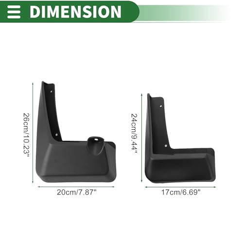 Image of Mud Flaps Splash Guards Mud Guards for Lexus UX 2019-2023 W /Mount Accessories