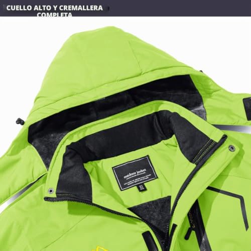 Chaqueta de senderismo para mujer acolchada ideal para rutas de montaña 6