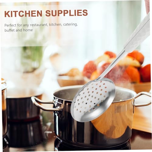 Espumadera de acero inoxidable profesional PRETYZOOM: utensilio multifuncional de cocina 8