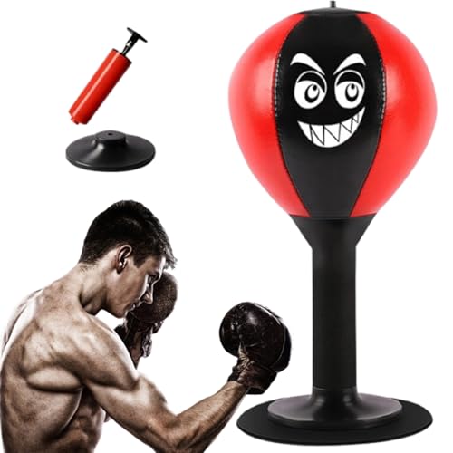 Ziyero Desktop Punching Bag,Boxing Bag Speed Balls Boxing High-Performance Spring Chassis & Strong Suction for Kids, Teenagers, Adult