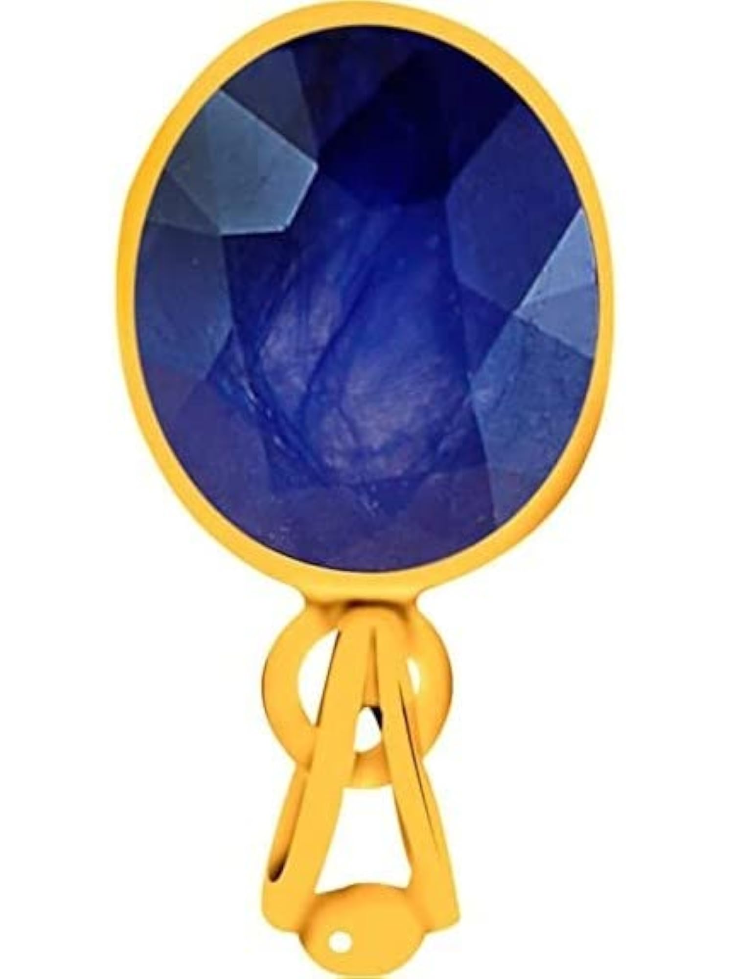 Copper Panchdhatu Blue Sapphire Stone Pendant Locket