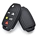 Silicone Car Key Case For Volvo XC90 S80 XC70 S60 V70 Cover Keyless Remote Fob Shell Skin Keyring Key Chain Holder Protector